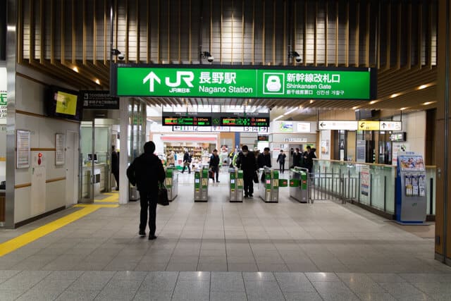 長野駅改札