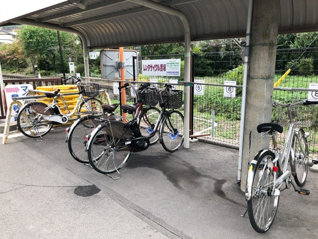 別所線別所温泉駅のレンタサイクル