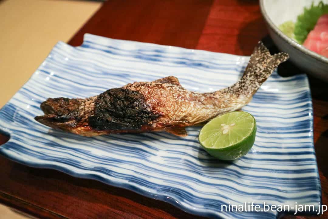 野沢温泉民宿・いけしょうの焼き魚
