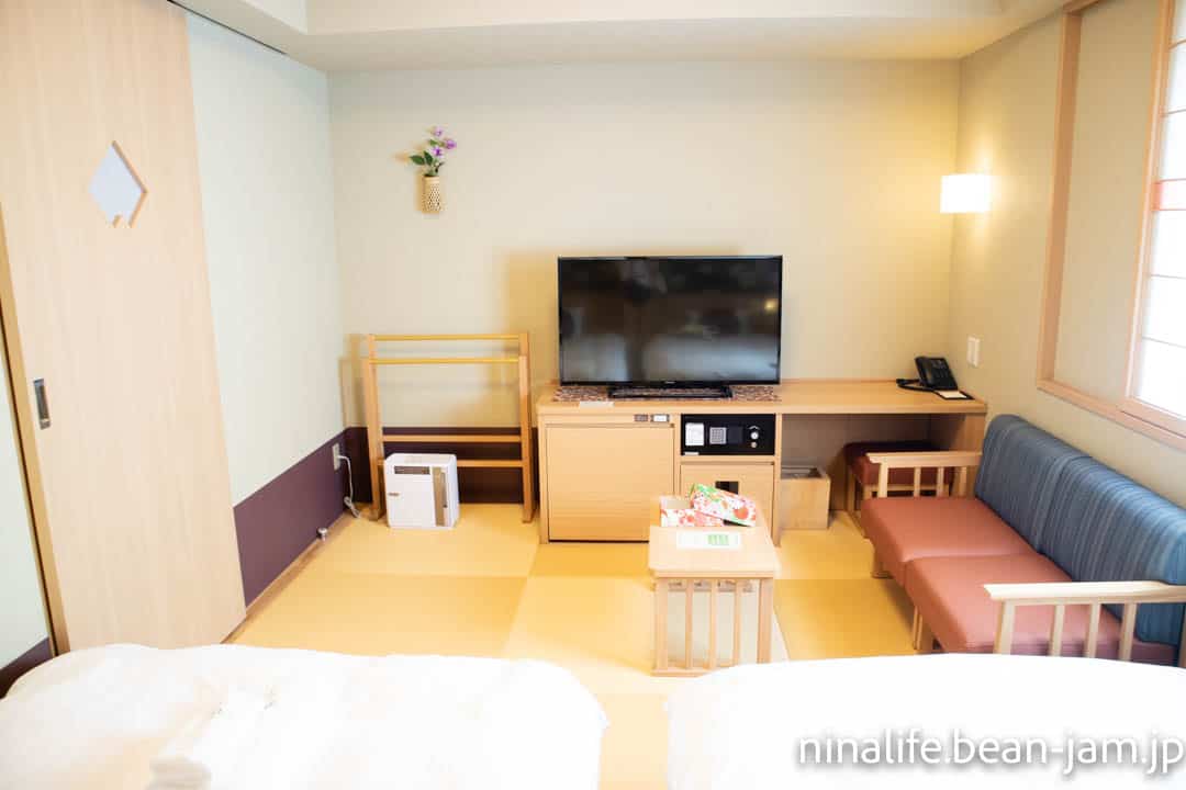 金沢ホテル・御宿野乃の部屋のテレビ